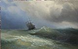 Ivan Constantinovich Aivazovsky Storm 1890 painting